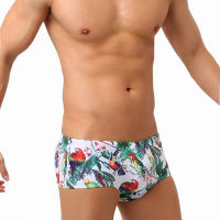 Nueva Ropa De Baño Para Hombre Moda 2023 Pantalones De Natación Estampados Con Push-up Elásticos Y Cómodos Para Playa Y Surf Con Cierre De Cordón - details 9