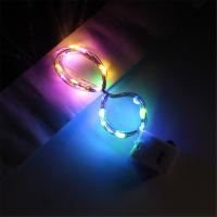 Cadenas De Luces LED 10pcs Pequeñas Y Coloridas Con Pilas Incluidas Para Ambiente Navidad Exterior Decoración De Habitaciones Y Festivales - details 2