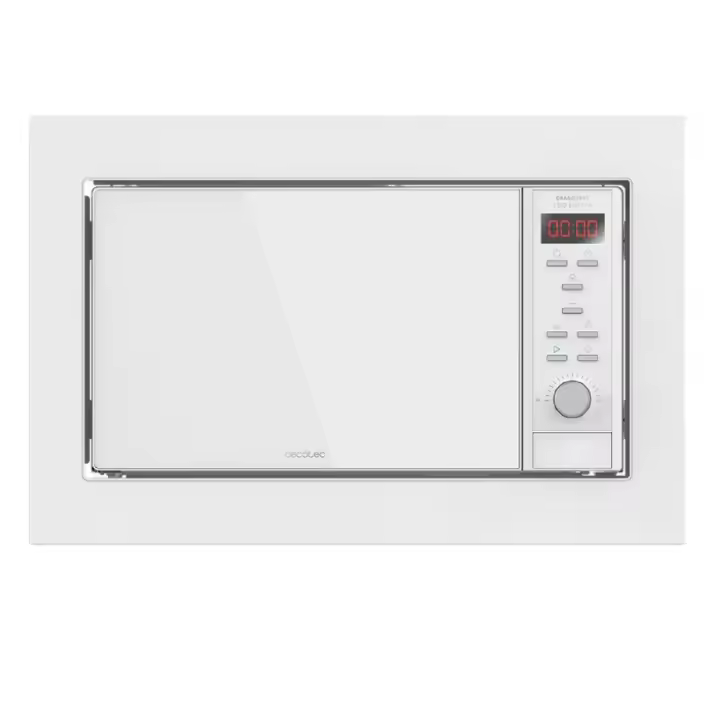 Cecotec Microondas encastrable Digital GrandHeat 2350 Built-In White. 900W, Integrable, 23 Litros, Grill - 1