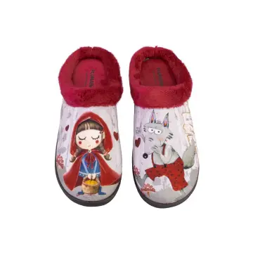 Zapatillas Casa Mujer Suela Goma Zapatillas De Estar Por Casa