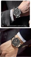 Reloj De Hombre MINI FOCUS Grande Resistente Al Agua Con Luminiscencia Y Calendario Acero Inoxidable Cuarzo Estilo Casual - details 25