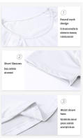 Top De Yoga Para Mujer Transpirable Quick Dry Manga Corta Deporte Fitness Running Camiseta De Gimnasio Ropa Deportiva - details 4