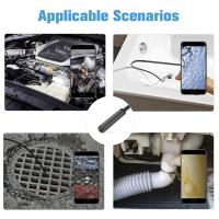 Cámara De Endoscopia USB 1080P Con Cable Flexible De 2M 5M 10M Cámara De Inspección Serpiente Con 8 LEDs Adjustables Para Android PC Notebook - details 7