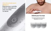 Braun BodyGroomer Series 5 BG5500, Afeitadora corporal, +1 accesorios de rasurado, Afeita Y Recorta, Wet&Dry, Color Gris. - details 3