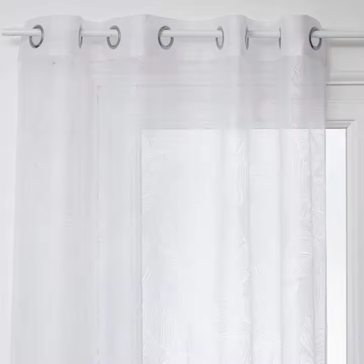 Cortina Atmosphera Tropical Poliéster Blanco (140 x 240 cm) - 1