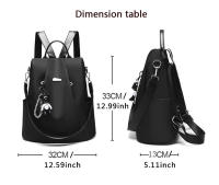 Mochila Para Mujer Antirrobo Casual De Viaje Al Aire Libre Nylon Diario Clásica Bolsa De Comunicación Diaria Mochila De Viaje - details 4