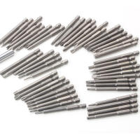 Juego De 50 Piezas De Bits Extra Largos 75mm Torx Star Hex Y Seguridad Para Destornilladores Magnéticos De Acero Cromo Vanadio - details 1