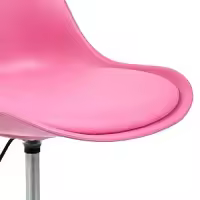 T-LoVendo Silla de Escritorio para Oficina Estudio Comedor Ergonómica con Ruedas Altura Ajustable Sin Reposabrazos - details 5