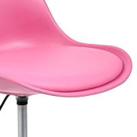T-LoVendo Silla de Escritorio para Oficina Estudio Comedor Ergonómica con Ruedas Altura Ajustable Sin Reposabrazos - details 5