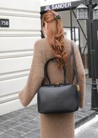 Bolso De Hombro Para Mujer En Cuero Genuino Split Tamaño Grande Color Marrón Y Negro Estilo De Lujo Y Moda Bolso Cruzado - details 18