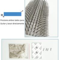 Juguete De Masaje Y Aseo Para Gatos Con Nepenthe Pared Esquina Rascador Y Cepillo Suave Herramienta De Masaje Y Rascado Para Perros Y Gatos Pequeños - details 4