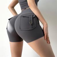 Shorts Deportivos Para Mujer Con Bolsillos High Waist Tights Leggings Fitness Ciclismo Push up Scrunch Ropa De Gimnasio - details 9