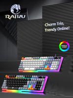 RAIKU T26 Teclado Y Ratón Gaming Con Iluminación De Tres Niveles Mecanismo De Teclas Toque Wired Para Desktop Laptop Tablet - details 0
