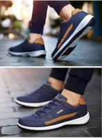Zapatos De Caminar Para Hombre Tenis Casuales Microfibra Antideslizante Suela De Goma Respirables Resistentes Al Desgaste Para Primavera/Otoño - details 6