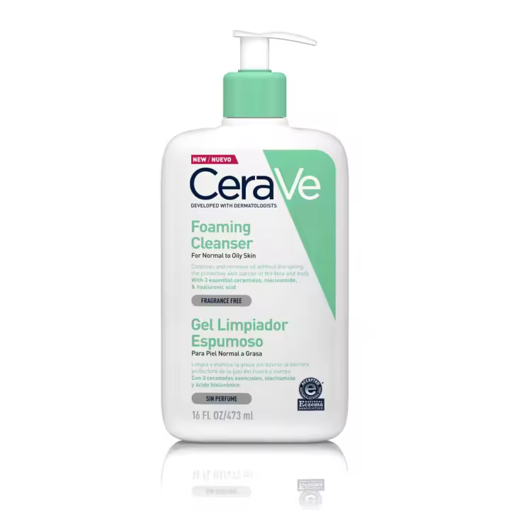 Cerave Gel Limpiador Espumoso 473 ml - 1