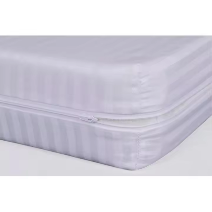 Funda de Colchón Cutí con Cremallera en L para Cama de 180-90. Algodón/poliéster Elástica y Transpirable. Tratamiento Antialérgico. Ideal para Todas las Alturas. Protección Completa. - 1
