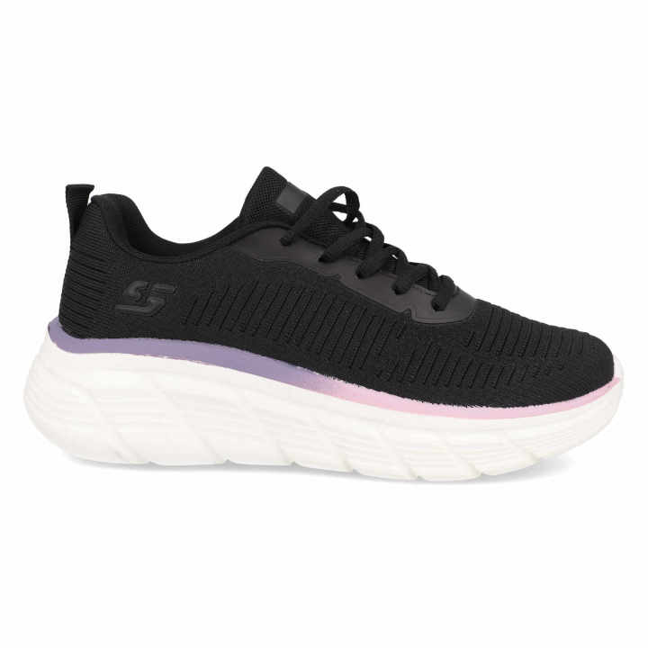 Deportivos de mujer transpirables, super cómodos en material textil, con suela ultra ligera 20 Negro Galaxy tipo sneakers