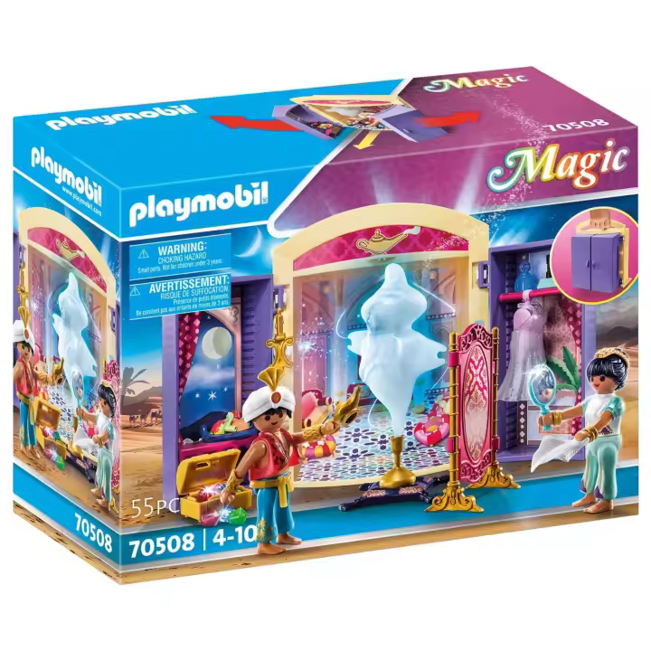 Cofre princesa oriental PLAYMOBIL Magic (70508) cofre maletín con figura de genio de la lámpara - 1