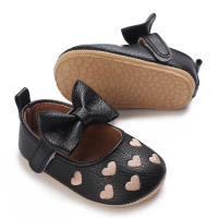 Zapatos De Princesa Para Bebé Niña En Lace Blanca Mocasines Con Lazo Y Borde Antideslizante De Goma Primera Calzado Para Caminar - details 201