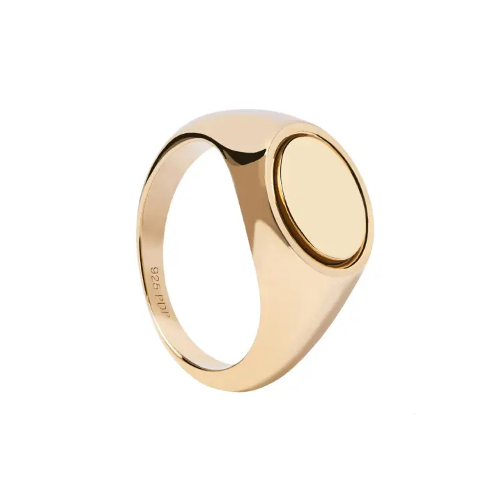 ANILLO PDPAOLA SELLO DORADO - 1