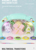 Piano Electrónico Snowfiake Para Niños Juguete Musical Con Sonidos Y Luces Instrumento Educativo Para Juego Infantil Regalo De Navidad - details 3