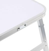 ARISE SHOP-Bandeja Plegable Aluminio Multiusos,Mesita bandeja plegable,Mesa Plegable para Ordenador, Picnic,Camping, Playa, Bandeja Multifunción Auxiliar, Portátil y Ligera de Viaje 50x30x20 cm,Negro,Blanco,Azúl - details 5