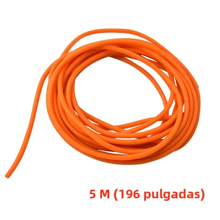Tubo De Goma Natural Para Arco Y Flechas 5M Diámetro 2mmX5mm Alta Elasticidad Accesorios Para Caza Y Tiro - 1