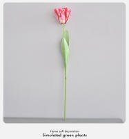 Tulipán Artificial De Pájaro 69CM En Colores Rosa Ligero Blanco Naranja Amarillo Azul Para Decoración De Hogar Hotel Boda Fotografía Props Impresión 3D Hidratante - details 8