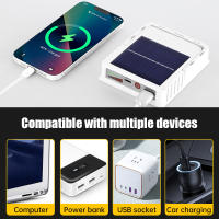 Nueva Lámpara De Emergencia Solar Recargable LED Portátil Proyector De Foco Amplio Para Exteriores Camping Luz De Fosa - details 8