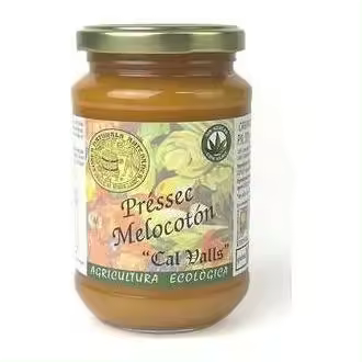 Cal Valls Mermelada Melocotón Sin Azúcar Eco 370 G - 1