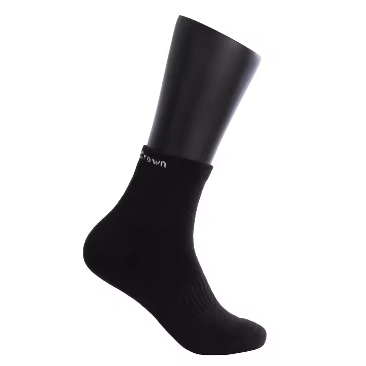 Black Crown - Calcetines Pro Tobilleros - 70% Poliéster, 28% Algodón, 2% Elastano - Ideales para Pádel y Todos Deportes - Negros. - 1