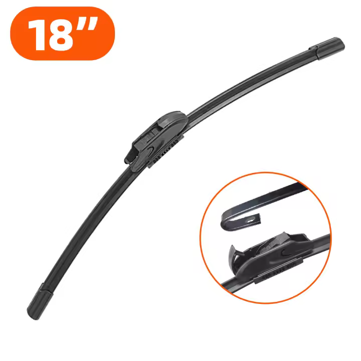 Limpia Parabrisas Universal J/U En Forma De Hoja De Goma De Alta Calidad Para Limpia Parabrisas De Coche 13-28 Pulgadas - 1