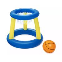 Juego de Baloncesto Hinchable - Pelota Hinchable Incluida - Juguetes para piscina niños - 61 cm | XHC BRICO - details 0