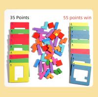 Juego De Mesa Interactivo 3D Puzzle Para Dos Personas Tangram Matemáticos Bloques De Construcción Juego De Enigmas Para Niños - details 8
