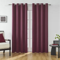 Cortinas De Bloqueo De Luz Negras Para Dormitorio Y Oficina Doble Capa No Existentes Dispositivos Inteligentes Material 100% Poliéster - details 17