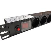 Banner - Regleta de enchufes rack 19 de 8 schuko con proteccion