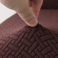 Funda De Silla De Comedor Elástica Gruesa Y Elegante Para Cocina Hotel Boda Banquete Cubierta De Silla Moderna En Tela Spandex/Poliéster - details 9