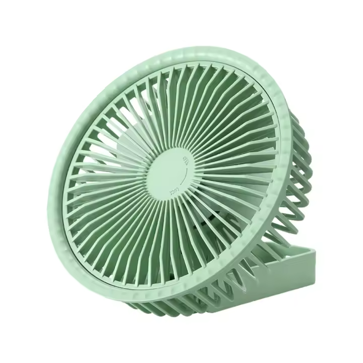 Ventilador Eléctrico Inalámbrico Recargable por USB Montado en la - 1