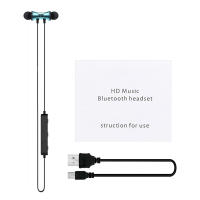 Auriculares inalámbricos con Bluetooth y micrófono, audífonos intrauditivos deportivos estéreo para música - details 8