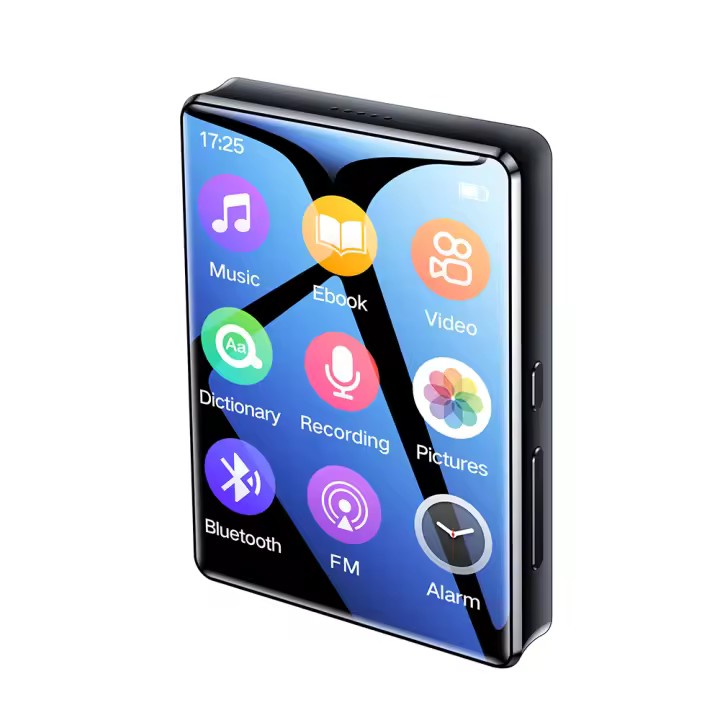 Reproductor MP4 Portátil Bluetooth Con Pantalla Táctil Completa Soporte Hasta 128G Cámara Grabador De Voz WiFi Audio HiFi - 1