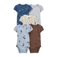 Ropa para niños, novedad de verano, mono triangular de manga corta para bebés, ropa para gatear, mono de bebé de cinco piezas - details 26