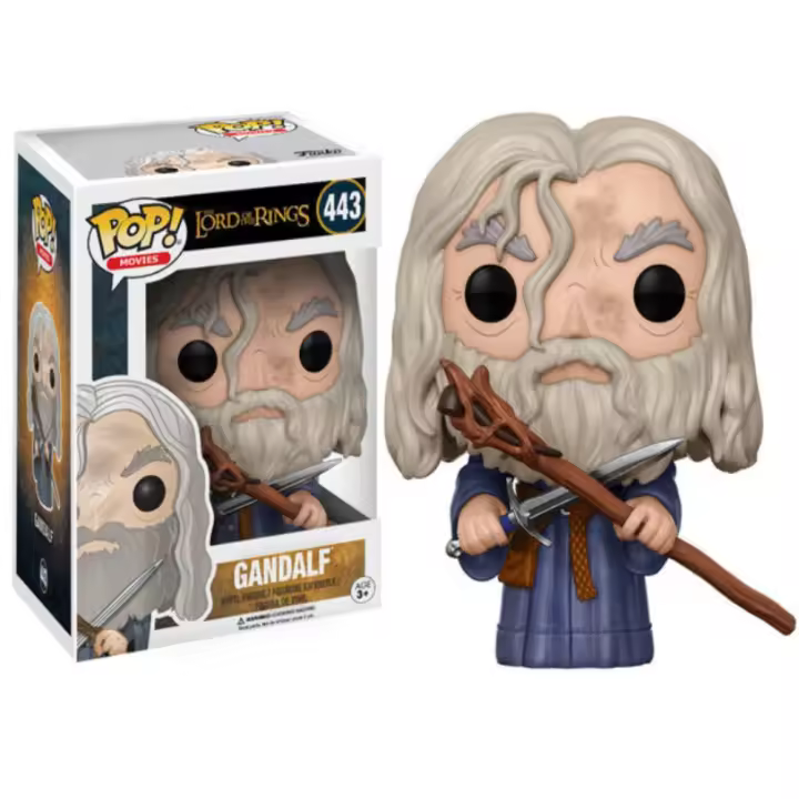 FUNKO POP! EL SEÑOR DE LOS ANILLOS - GANDALF, 13550, Nº443, TIENDA CON LICENCIA OFICIAL - 1