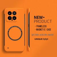 Funda De Teléfono Ultra Delgada Y Magnética Para Xiaomi 15 14/T Ultra 13 pro Magsafe PC Dura Sin Marco Anti- Huella Color Caramelo - details 7