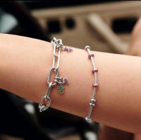 Charm Pandora S925 Silver Lucky Beads Separador Me 798969C03,Bracelet accessories(Tamaño del producto: 8 mm) Incluye Caja Original - details 2