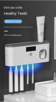 Set De Organizador Para Baño Con Soporte De Dientes Eléctricos Y Desinfección UV Secado Montaje En Pared Incluye Pasta De Dientes - details 4