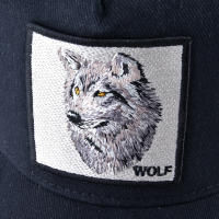 Gorro De Béisbol De Moda Con Bordado De Lobo Snapback Hip Hop Gorro De Campero Transpirable Para Hombres Y Mujeres Protección Solar Para Exterior - details 6
