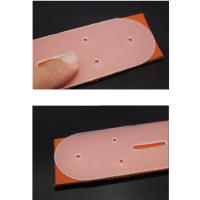 Plantillas De Templado Para Cinturones De Cuero Plástico 5 Piezas Herramienta De Perforación De Cabeza Posicionamiento De Agujero - details 3