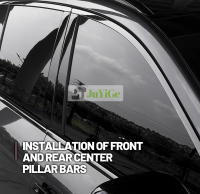 Pegatina De Fibra De Carbono Negra Brillante Para Puerta Y Ventana De Toyota 4runner N280 2010-2023 Adhesivo De Coche - details 1