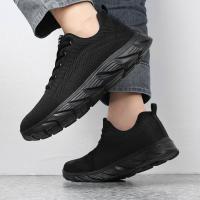 Zapatos De Correr Para Hombre Transpirables Zapatillas Deportivas Ligeros Antideslizantes Mesh Tenis De Caminar Exterior Correa De Lazo Flats Para Adultos - details 12