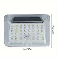 Lámpara De Pared Solar LED Super Brillante Con 90 LEDs 3 Modos Luz De Seguridad Exterior Para Jardín Patio Instalación Fácil Sin Bombillas Incluidas - details 0